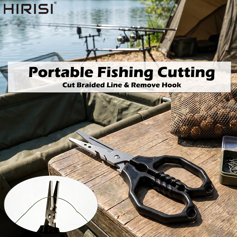Fishing Line Cutter - Multifunktionale Angelschere aus Edelstahl mit Schnurschneider