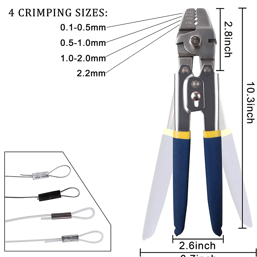 300 stücke Crimp Angeln Ärmeln – Leader Line Bewertung und Preis