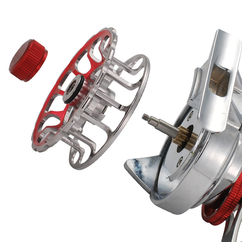 Vollmetall-Floßangelrolle mit  – Ice Fishing Line Bewertung und Preis