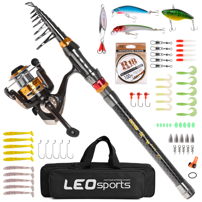Angelrute Spinn rolle Combo Ko – Freshwater Line Bewertung und Preis